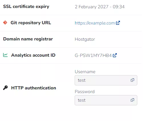 Environment details 2